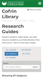 Mobile Screenshot of libguides.uwgb.edu
